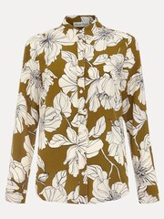 Phase Eight Green Lena Linear Floral Shirt - Image 7 of 7