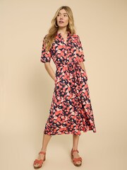 White Stuff Red Ava Jersey Dress - Image 1 of 1