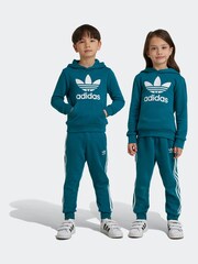 adidas Teal Blue Kids Originals Adicolor Hoodie Set - Image 1 of 5
