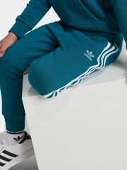 adidas Teal Blue Kids Originals Adicolor Hoodie Set - Image 5 of 5