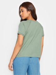 PixieGirl Petite Green Crochet Trim Top - Image 3 of 5