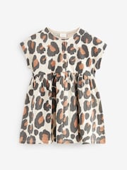 Animal - kratek rokav; s kratkimi rokavi Jersey 100% Cotton obleka (3mths-7yrs) - Slika 1 iz 3