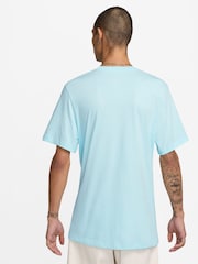 Nike Glacier Blue Icon Futura T-Shirt - Image 2 of 3