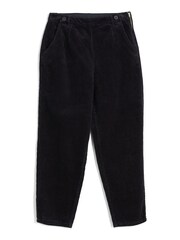Seasalt Cornwall Black Porfell 100% Cotton Trousers - Image 4 of 5