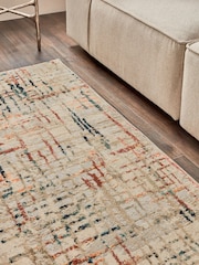 Natural Kila Abstract Lines Rug - Image 3 of 5