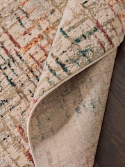 Natural Kila Abstract Lines Rug - Image 4 of 5