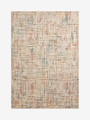 Natural Kila Abstract Lines Rug - Image 5 of 5
