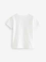 White Avocado Character 100% Cotton Short Sleeve T-Shirt (3mths-7yrs) - Image 2 of 3