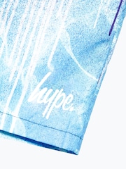 Hype. Boys Blue Multi Pool Drips Swim Shorts - Image 3 of 3