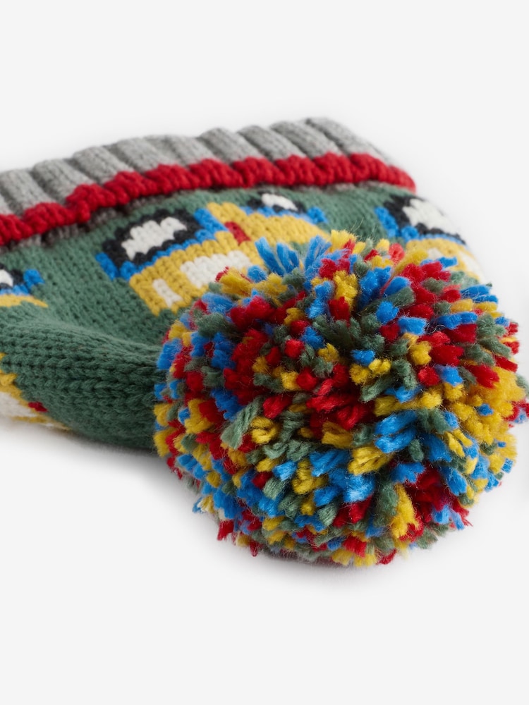 Green Tractor Hat And Mittens Set (3mths-10yrs) - Image 6 of 6 Green Tractor Hat And Mittens Set (3mths-10yrs) - Image 6 of 6