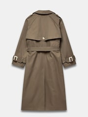 Mint Velvet Green Structured Trench Coat - Image 4 of 4