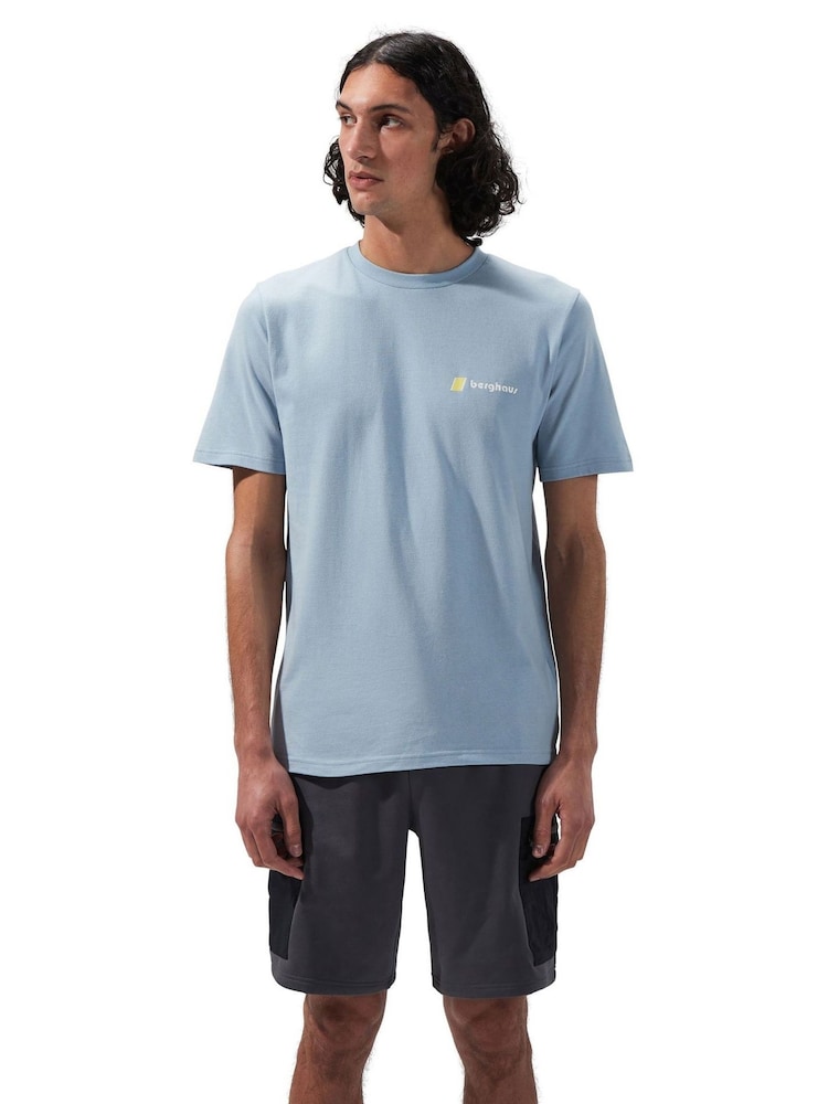 Blau - Berghaus Grit Short Sleeve 100% Cotton T-Shirt - Bild 1 von 10