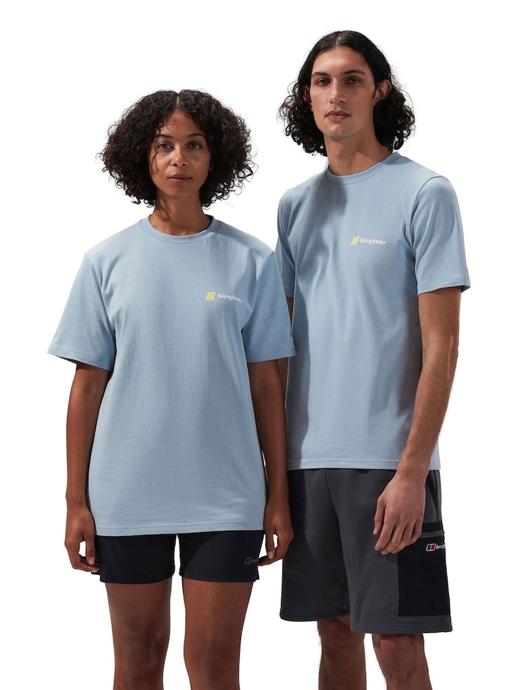 Blau - Berghaus Grit Short Sleeve 100% Cotton T-Shirt - Bild 2 von 10