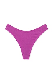 Victoria's Secret PINK Deep Berry Purple Thong Cotton Cheeky Knickers - Image 3 of 3