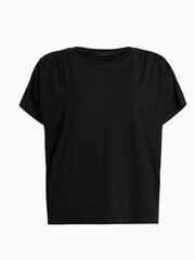 AllSaints Black Natalie T-Shirt - Image 7 of 7