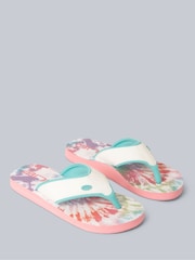 Animal White Kids Swish Flip-Flops - Image 1 of 5