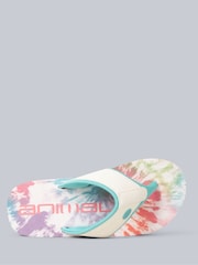 Animal White Kids Swish Flip-Flops - Image 2 of 5