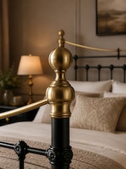 Julian Bowen Black Victoria Metal Bed - Image 7 of 8
