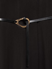 Mango Black Belt Shirt Dress - Image 6 of 6