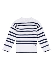 U.S. Polo Assn. Blue Oversized Womens Pointelle Knit Jumper - Image 6 of 8