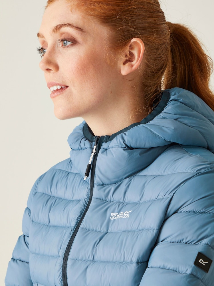 Regatta Blue Sky Womens Hooded Marizion Walking Jacket - Image 5 of 9