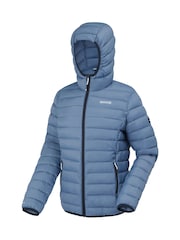 Regatta Blue Sky Womens Hooded Marizion Walking Jacket - Image 9 of 9