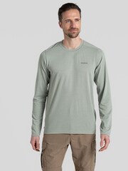 Craghoppers Green NL Abel Long Sleeved T-Shirt - Image 1 of 3