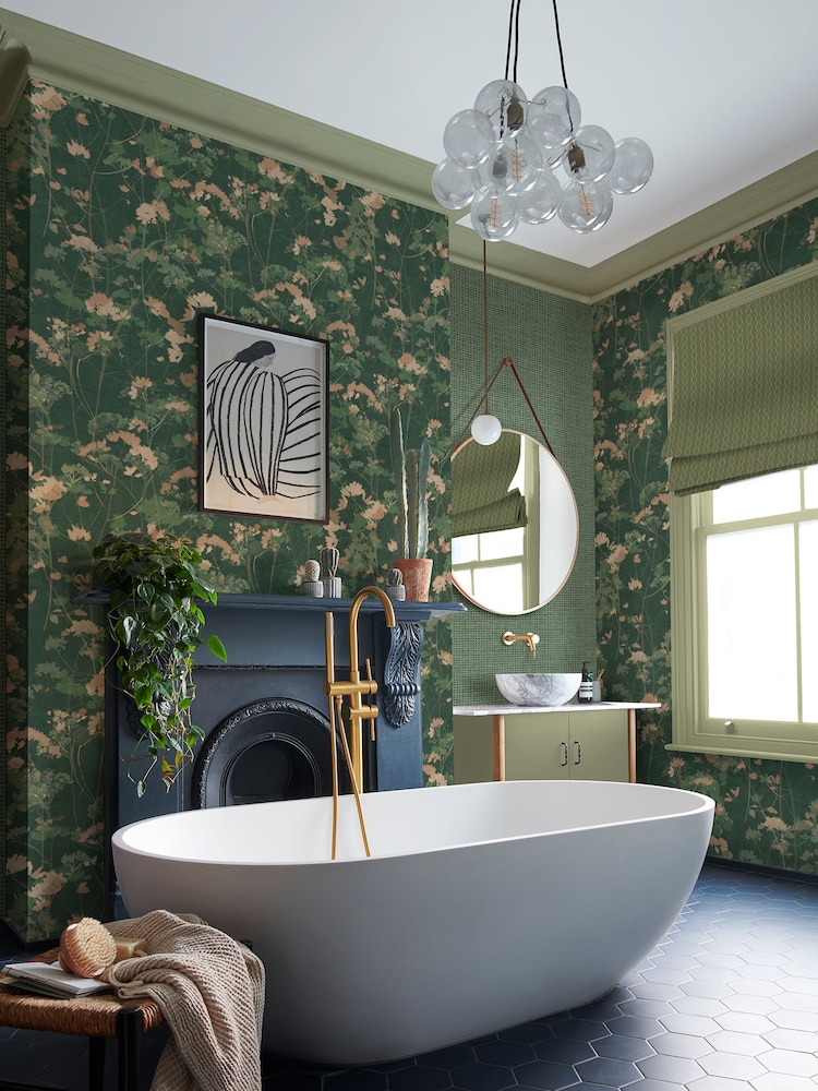 Graham & Brown Palm Flower Press 10M Wallpaper - Image 1 of 4