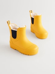 Yellow Warm Lined Ankle Wellies - Image 8 of 8