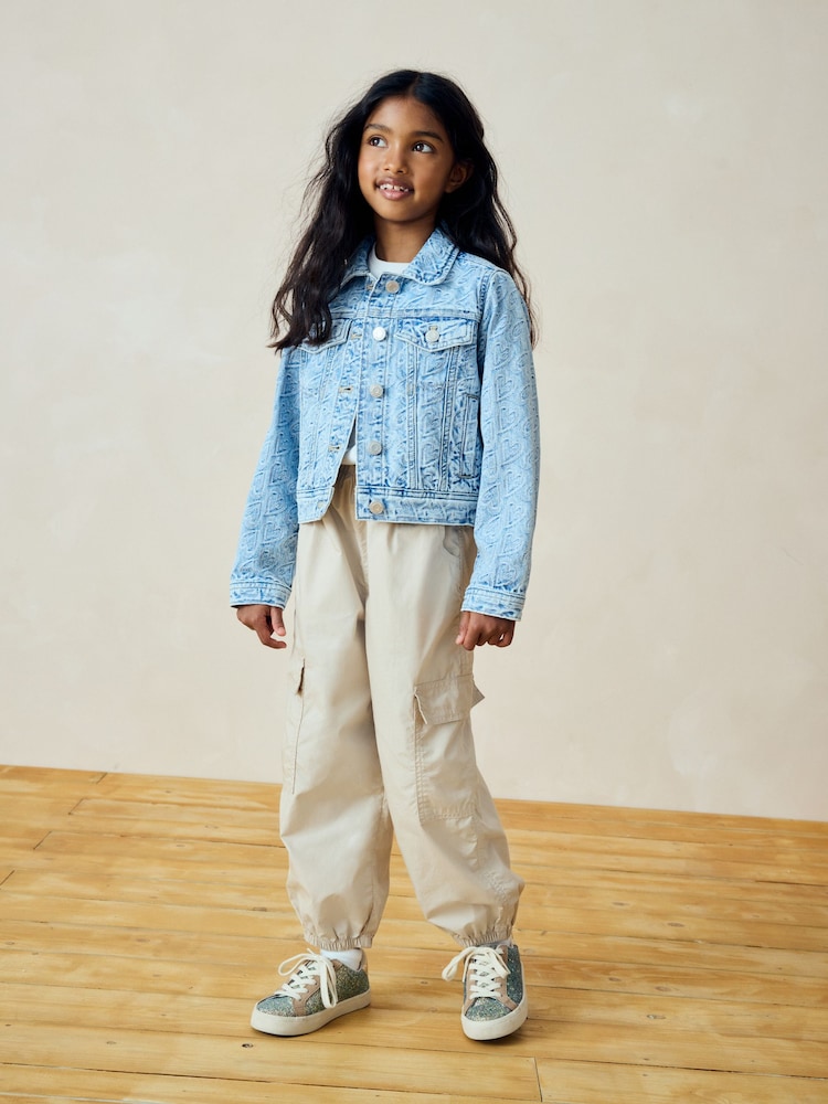 Mid Blue Denim Denim Heart Western 100% Cotton Jacket (3-16yrs) - Image 2 of 10