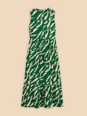White Stuff Green Sonia Jersey Maxi Dress - Image 6 of 7