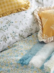 Laura Ashley Newport Blue 200 Thread Count Loveston 100% Cotton Duvet Cover and Pillowcase Set - Image 2 of 5