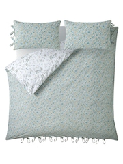 Laura Ashley Newport Blue 200 Thread Count Loveston 100% Cotton Duvet Cover and Pillowcase Set - Image 5 of 5