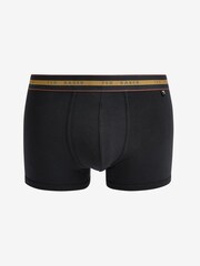 Ted Baker Black Cotton Trunks 3 Pack - Image 8 of 8