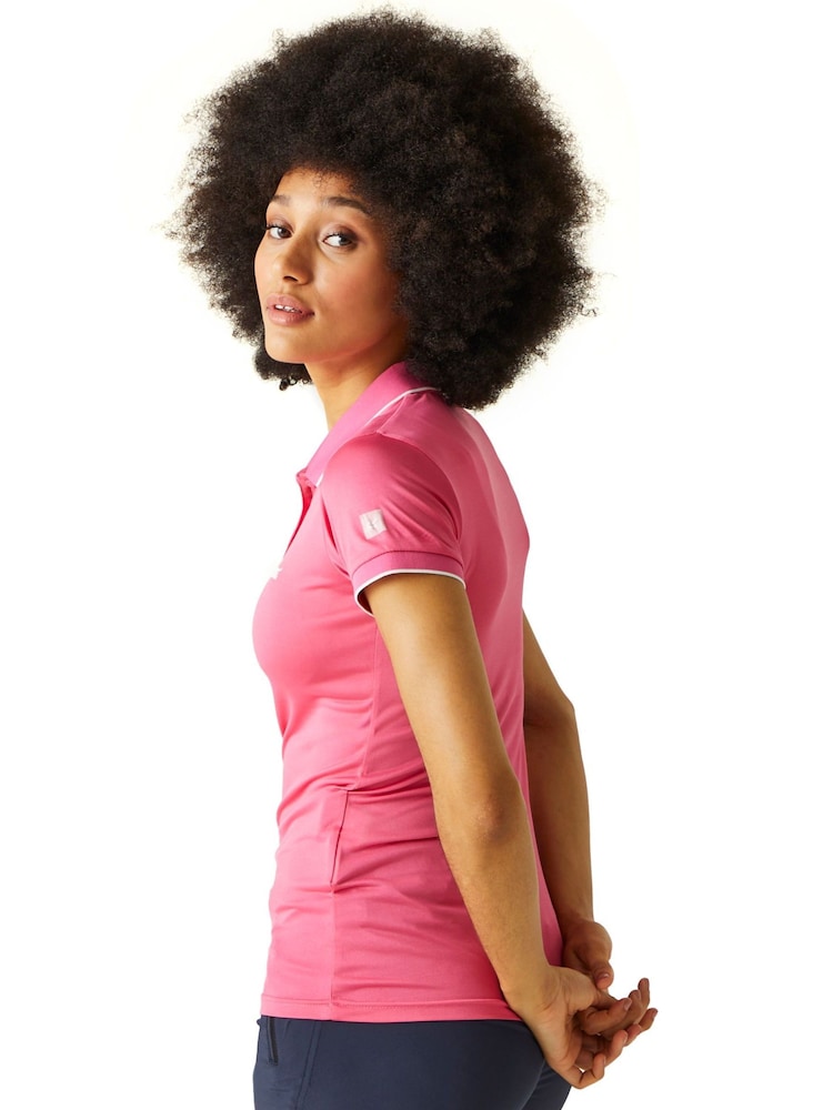 Regatta Light Pink Womens Remex II Polo Shirt - Image 2 of 7