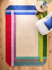Multi Joy Border Rug - Image 1 of 5