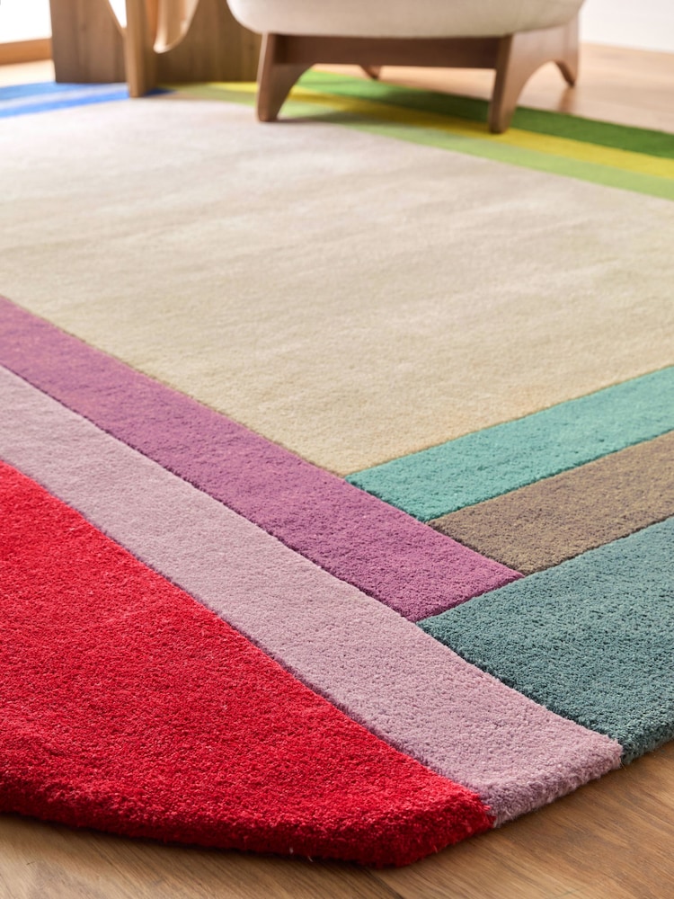 Multi Joy Border Rug - Image 2 of 5