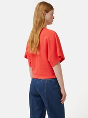 Jigsaw Textured Jersey Top - Image 2 of 6