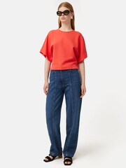 Jigsaw Textured Jersey Top - Image 3 of 6