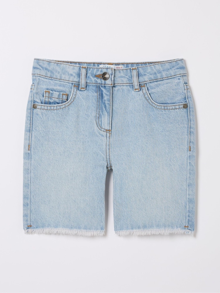 FatFace Blue Denim Bermuda Shorts - Image 5 of 5 FatFace Blue Denim Bermuda Shorts - Image 5 of 5
