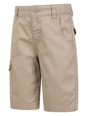 Mountain Warehouse Natural Kids 100% Cotton Cargo Shorts - Image 4 of 6