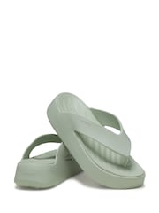 Crocs Light Green Getaway Platform Flip Flops - Image 3 of 5