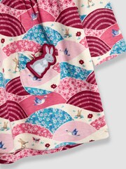 JoJo Maman Bébé Purple Bunny Hills Button Front Dress - Image 3 of 3