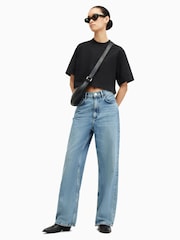 AllSaints Black Lottie T-Shirt - Image 4 of 8