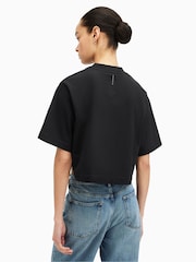 AllSaints Black Lottie T-Shirt - Image 6 of 8