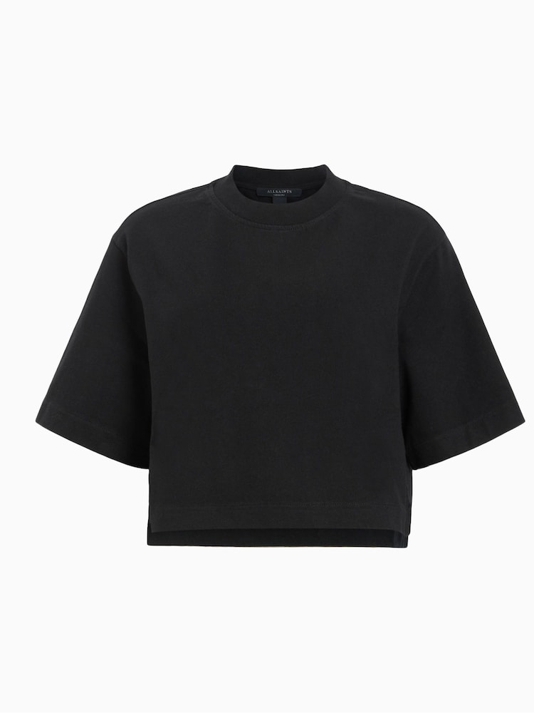 AllSaints Black Lottie T-Shirt - Image 8 of 8