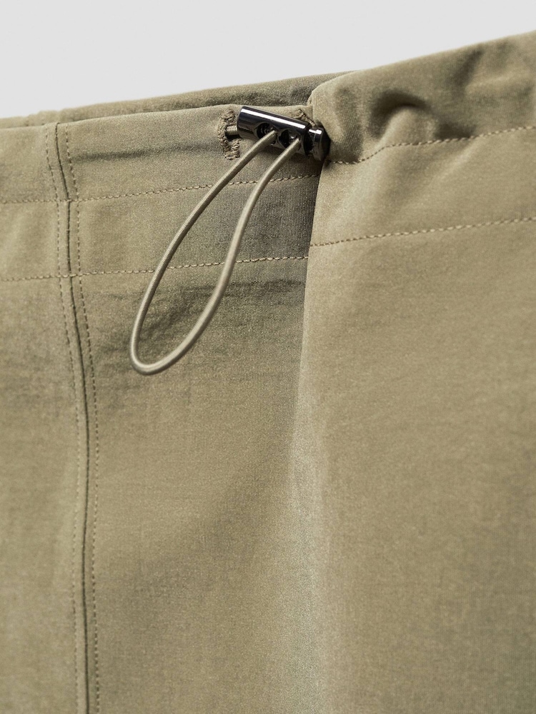 Mango Brown Long Cargo Skirt With Pocket - Image 6 of 6