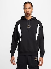 Nike Black Air Fleece Pullover Hoodie - Image 1 of 6