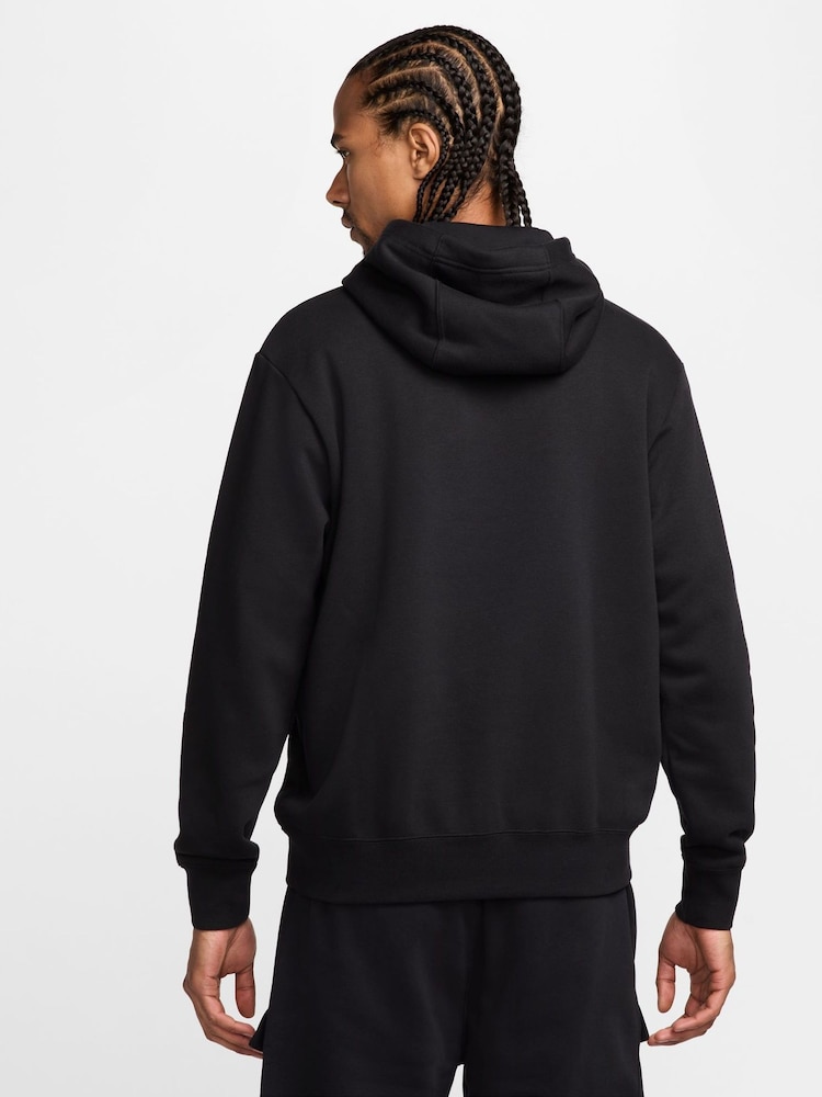 Nike Black Air Fleece Pullover Hoodie - Image 2 of 6