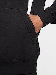 Nike Black Air Fleece Pullover Hoodie - Image 4 of 6